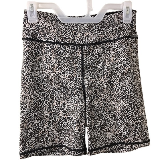Victoria's Secret Black and White Bike Shorts with Wide Waistband - Picture 1 of 8